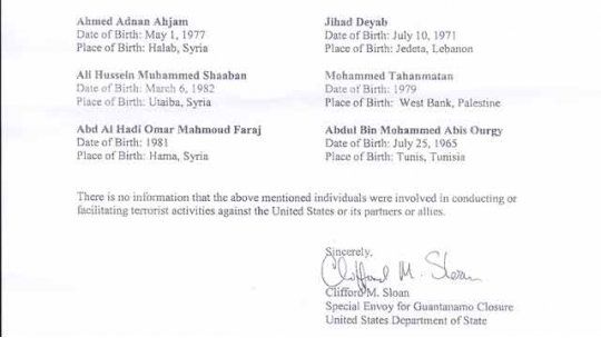 Documento EEUU Guantánamo