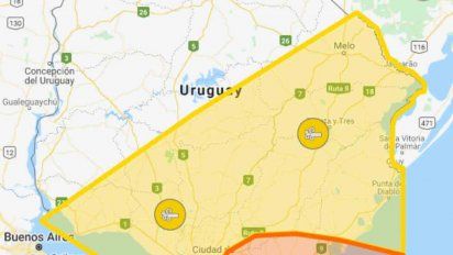alerta naranja y amarilla por vientos fuertes hasta las 21:00