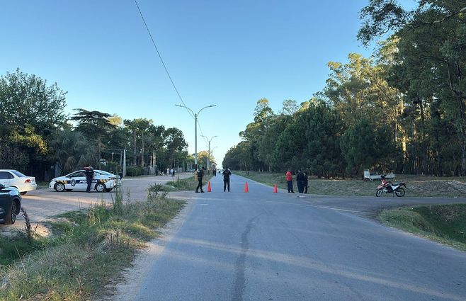 Foto: Subrayado. Homicidio en Parque Carrasco, Canelones.