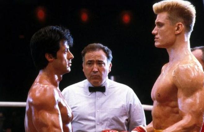 La diferencia física entre Stallone y Lundgren, uno de los encantos de Rocky IV