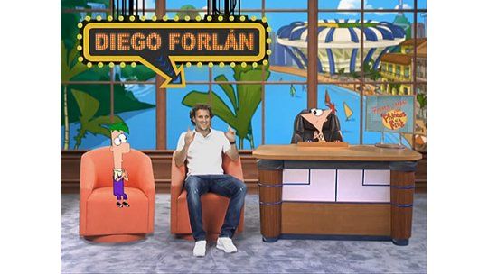 Diego Forlán y una entrevista que nunca imaginó en Disney