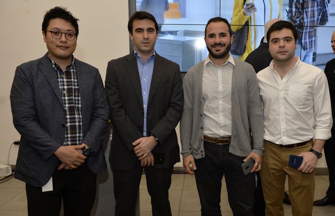 Pablo Jang, Gonzalo Ferrando, Federico Pais y Juan Pablo Marchese (Samsung)