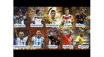 Ya están los 10 candidatos al Balón de Oro del Mundial