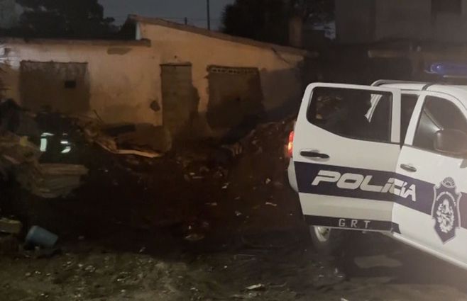 La casa allanada en Maldonado donde vivían las personas desaparecidas, y que se usaba ahora para vender droga. 