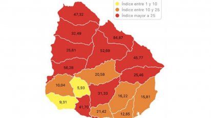 sube a 11 la cantidad de departamentos en zona roja por los nuevos casos de covid-19