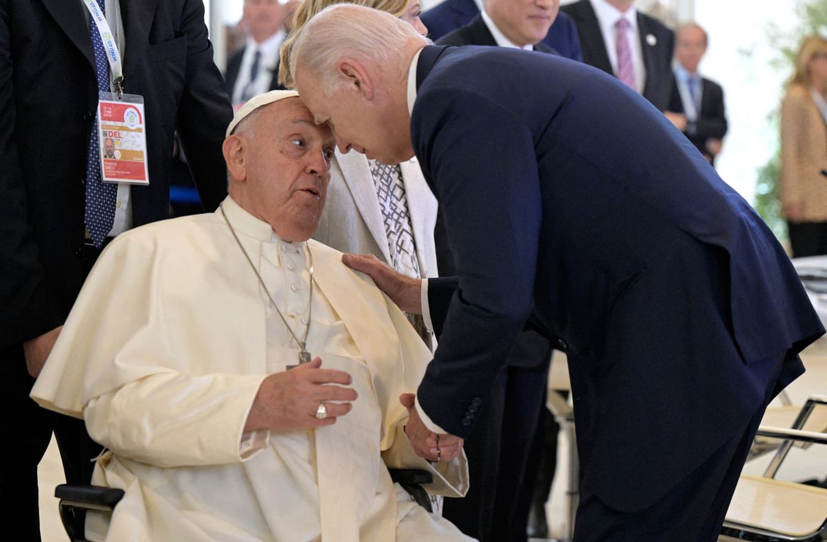 Foto: AFP. Papa Francisco y Joe Biden. Foto: AFP. Papa Francisco y Joe Biden.