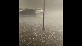 fuerte granizada afecto el departamento de rivera: acumulacion de piedra dificulto la circulacion