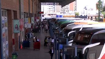 ultimo fin de semana del ano con mas de 5.000 viajes en la terminal de tres cruces