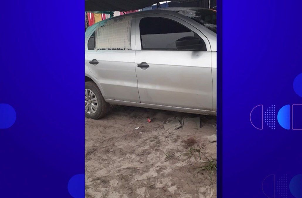 Foto cedida a Subrayado. Pedrada contra auto en ruta 102 deja una niña herida.