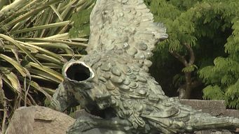 reconstruiran la cabeza y el ala que se robaron de la estatua del condor en las canteras del parque rodo