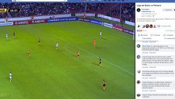 Transmisión de la Copa Libertadores por Facebook despertó quejas de los hinchas