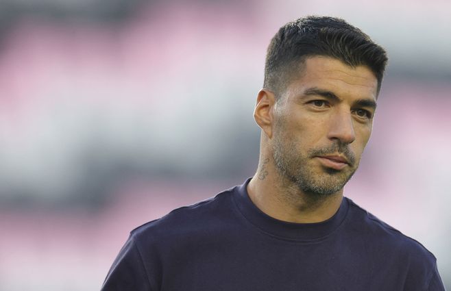 Luis Suárez integra la Selección Uruguaya que Marcelo Bielsa llevó a Estados Unidos para la Copa América 2024. Foto: AFP.