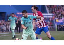 A pesar del gol de Godín, el Barcelona se impuso al Atlético Madrid