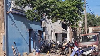 robo en el deposito de una heladeria, intento huir y fue atrapado al ingresar a un terreno; ocurrio en salto