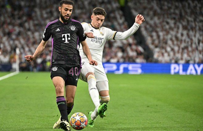 Foto: AFP. Federico Valverde, futbolista uruguayo en Real Madrid.