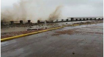 alerta naranja por lluvias y vientos muy fuertes; rachas de mas de 80 km/h
