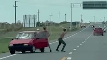 pelea con machete y hacha en ruta 8 en la entrada de solis de mataojo; investigan dos denuncias por lesiones