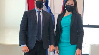 lacalle pou se reunio con la activista cubana rosa maria paya