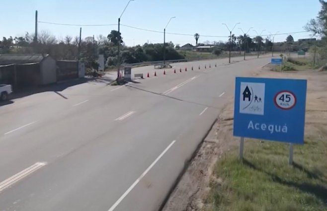 El sospechoso fue detenido en Aceguá, Cerro Largo.