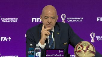infantino sobre arbitrajes: hemos tenido una copa del mundo mas justa