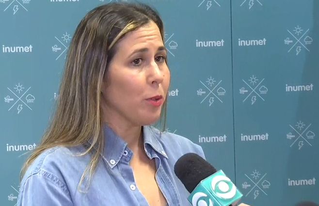 Natalí Bentancor, directora de Servicios Meteorológicos de Inumet.
