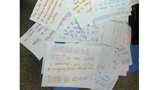 Fans de Justin Bieber reclaman show en Uruguay