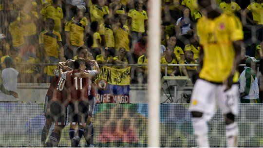 paraguay le gana a colombia