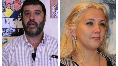 Fernando Pereira y Valeria Ripoll representan a dos corrientes enfrentadas dentro del PIT-CNT