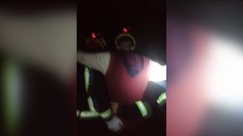 se perdio en el cerro pan de azucar y en medio del temporal fue rescatado por bomberos y voluntarios