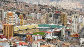 Foto: Estadio Hernando Siles de La Paz.