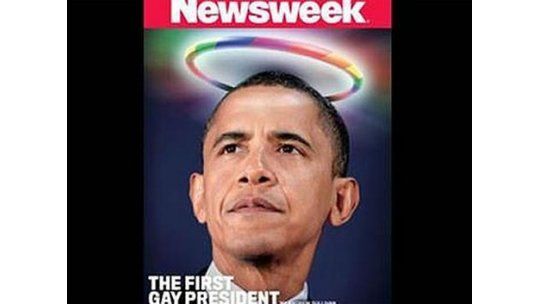Newsweek califica a Obama de primer presidente gay de EE.UU