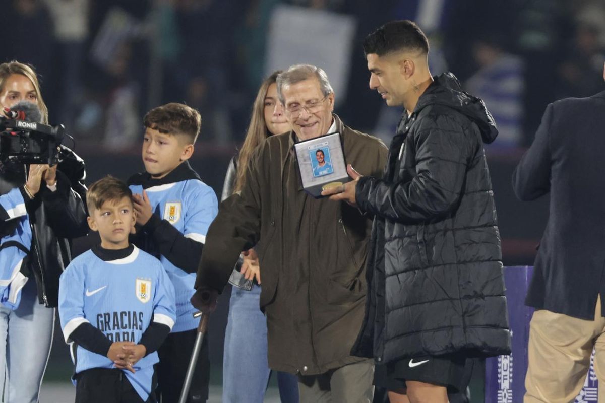 Último partido de Luis Suárez con la Celeste. Foto: Foco UY