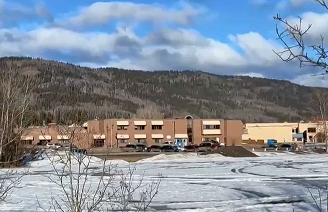 Escuela secundaria donde ocurrió el tiroteo. Foto: AFP