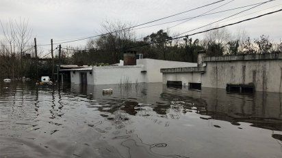 Foto: inundación en Durazno.