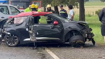 un hombre murio y una mujer resulto lesionada en un siniestro de transito en ruta 3 en flores