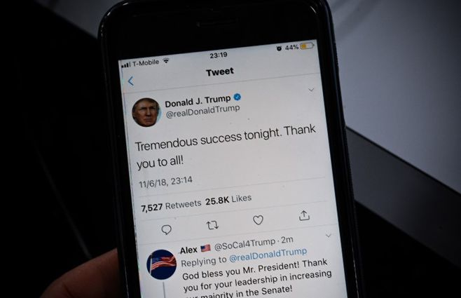 El mensaje optimista vía Twitter del presidente estadounidense. Lo consideró una victoria personal