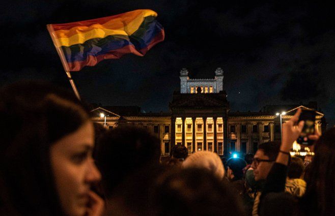 Foto: FocoUy, archivo. Marcha de la Diversidad, Montevideo.