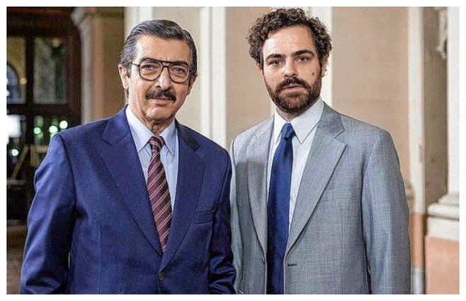Darín y Lanzani caracterizados como Strassera y Moreno Ocampo