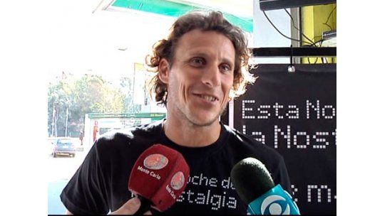 Forlán con poca vida de casado y mucha concentración