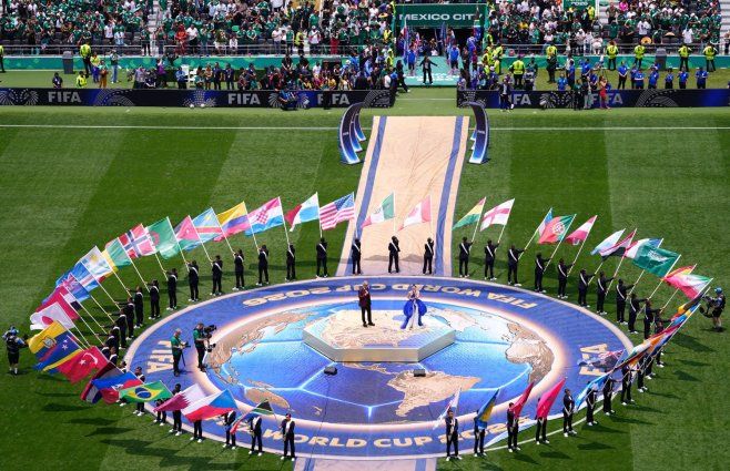 Foto: AFP. Inauguración del Mundial 2026, primera ceremonia el jueves.