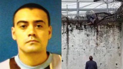 capturaron al preso que fue filmado por otro mientras fugaba de una carcel