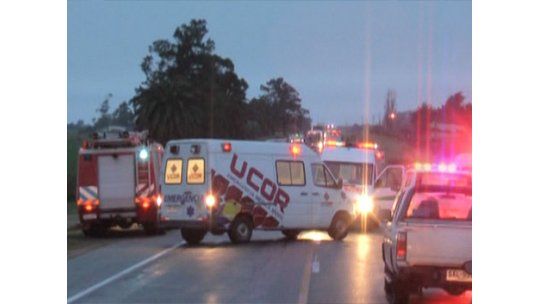 Un joven muerto en accidente frontal en Ruta 3
