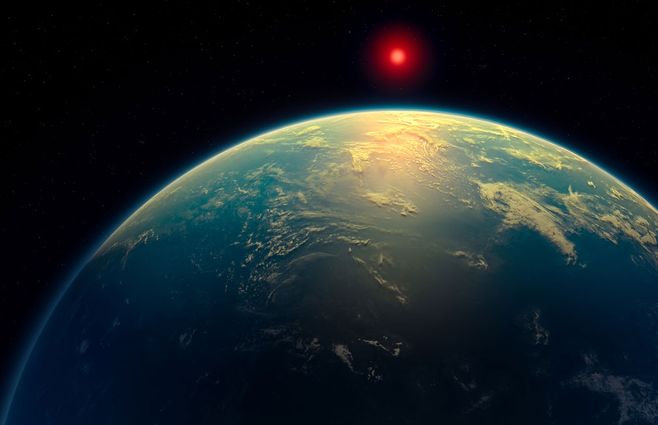 El telescopio espacial Webb detectó lo que puede ser el indicio más fuerte de la posibilidad de vida fuera del Sistema Solar. Foto: AFP