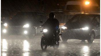 alerta naranja en todo el pais por lluvias y tormentas