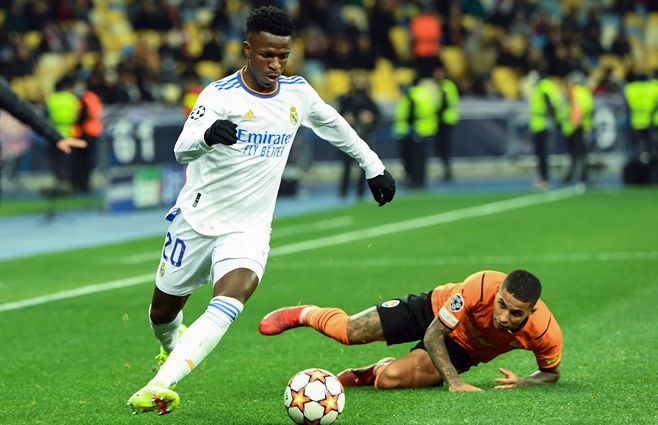 Vinicius Jr. escapa de su marcador