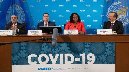 ops destaca a uruguay al senalar caida de infecciones de covid en las americas