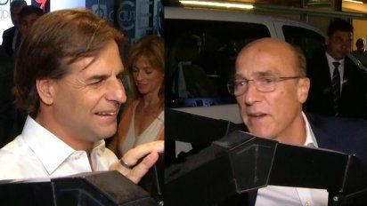 comenzo el debate entre lacalle pou y martinez, lo ven en vivo por canal 10