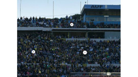 Hinchas se pueden etiquetar en la gigapanorámica del clásico