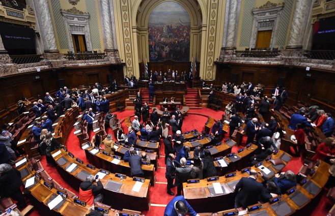 Celebración de los 100 años del Palacio Legislativo. Foto: Foco UY