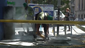 imm prepara plan de arreglo y construccion de veredas; edil del pn dijo que es poco serio que no se sepan tramos a intervenir